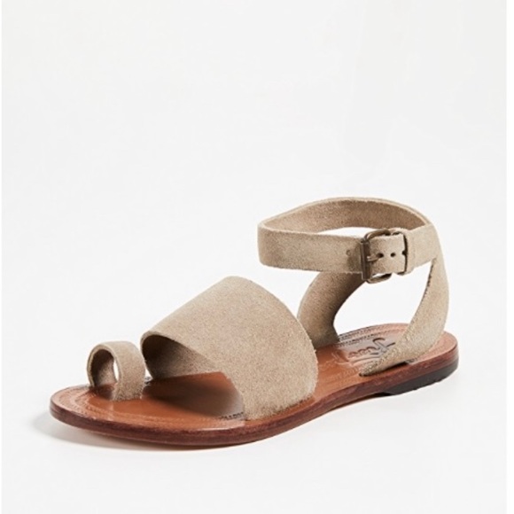 🌼Free People Sandal, Size 7 1/2 (NWOB) Torrence Suede Sandal - Picture 3 of 16